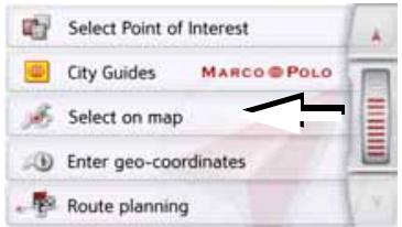 BECKER TRUCK - Selecting a destination from the map - 1