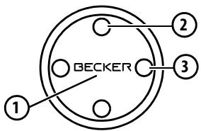 BECKER TRUCK - Connecting the remote control to the Navigation device - 1
