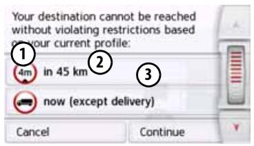 BECKER TRUCK - Feedback after route calculation - 1