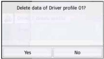 BECKER TRUCK - Deleting driver profile - 1
