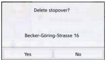 BECKER TRUCK - Deleting a stopover - 2