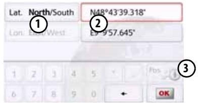 BECKER TRUCK - Coordinate entry - 2