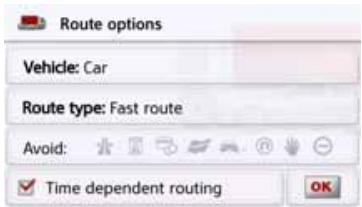BECKER TRUCK - Change route options - 2