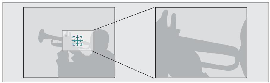 EPSON TW490 - Agrandissement d'une partie de l'image (E-Zoom) - 1