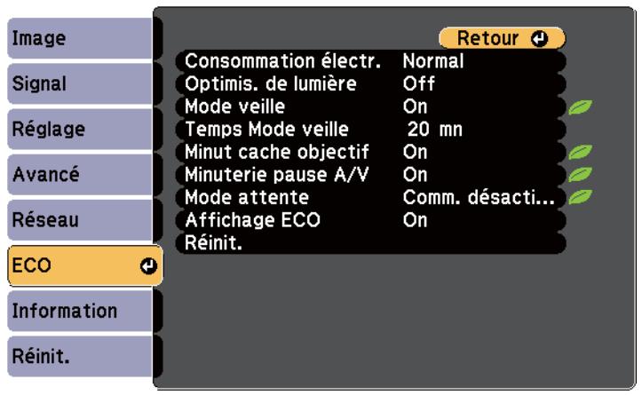 EPSON TW490 - Menu ECO - 1