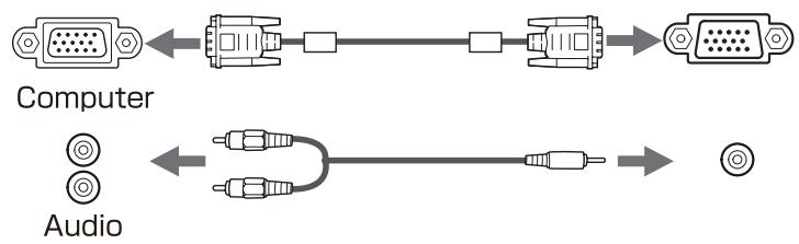 EPSON TW490 - Connexion d'un ordinateur - 2