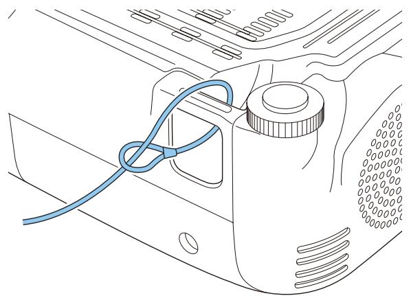 EPSON TW490 - Installation du cable antivol - 1