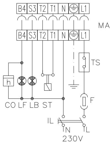 EQUATION G4 - Scheme connexions electriques. - 2