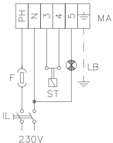 EQUATION G6 - Scheme connexions electriques. - 1
