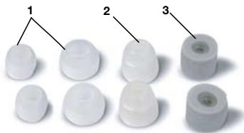 M-AUDIO IE-20 XB - Disposer les Embouts - 1