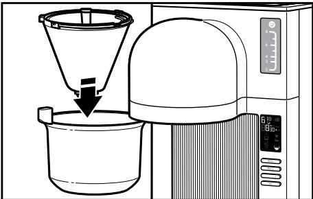 KITCHENAID 5KCM1204EOB - Remplissage du porte-filtre - 1
