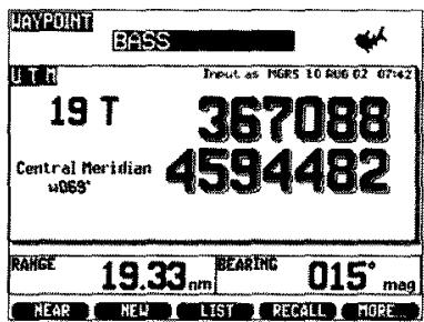 ICOM GP-360ML - MGRS AND UTM COORDINATES - 4