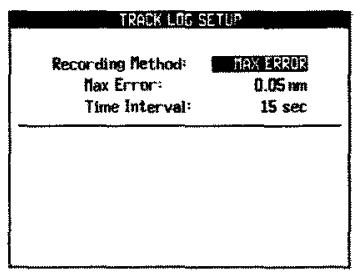 ICOM GP-360ML - TRACK LOG SETUP - 3