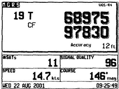 ICOM GP-360ML - MGRS AND UTM COORDINATES - 1