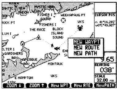 ICOM GP-360ML - CREATING A ROUTE - 2