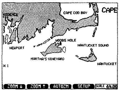 ICOM GP-360ML - DISPLAYING A CHART - 2