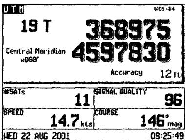 ICOM GP-360ML - MGRS AND UTM COORDINATES - 3