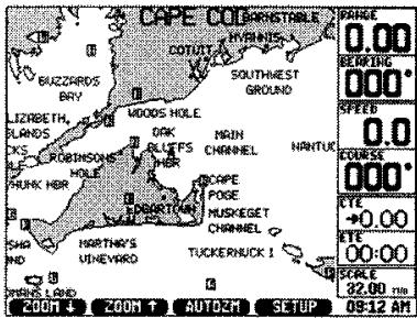 ICOM GP-360ML - ENTERING A WAYPOINT GRAPHICALLY - 1