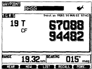 ICOM GP-360ML - MGRS AND UTM COORDINATES - 2