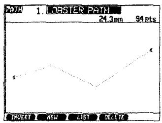 ICOM GP-360ML - STORING AND DISPLAYING PATHS - 3