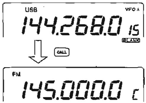 ICOM IC-910H - Transférer les contenus d'un canal d'appeil - 2