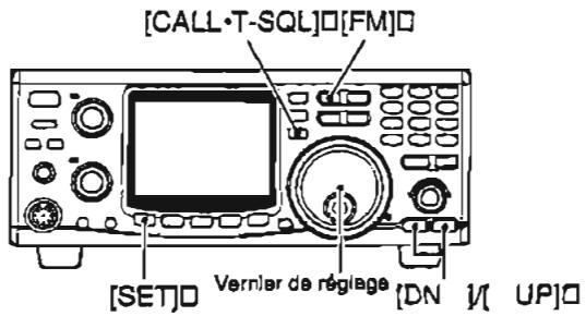 ICOM IC-910H - Utilisation du tone squelch - 1