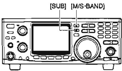 ICOM IC-910H - Le choix de la bande principale - 1