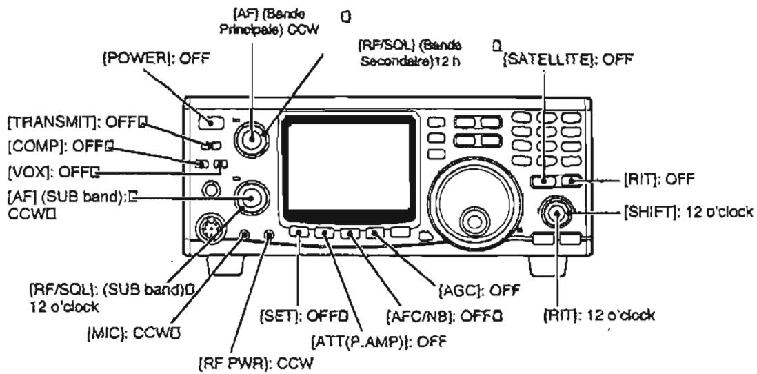 ICOM IC-910H - Réglages initiaux - 1