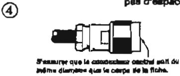 ICOM IC-910H - Exemple d'installation du connecteur PL-259 - 8