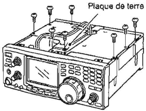 ICOM IC-910H - Ouverture du boîtier - 2