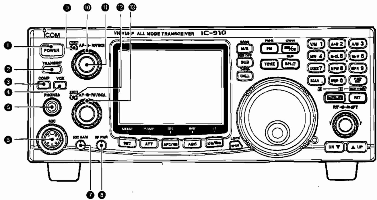 ICOM IC-910H - Face avant - 1
