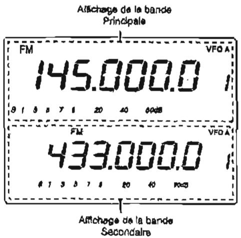 ICOM IC-910H - Passer de l'une à l'autre des bandes principales et secondaires - 1