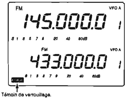 ICOM IC-910H - Fonction verrouillage du vernier - 1