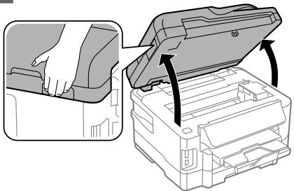 EPSON WF3540DTWF,  WORKFORCE WF-3540DTWF - Remover papel encravado do interior do produits - 2