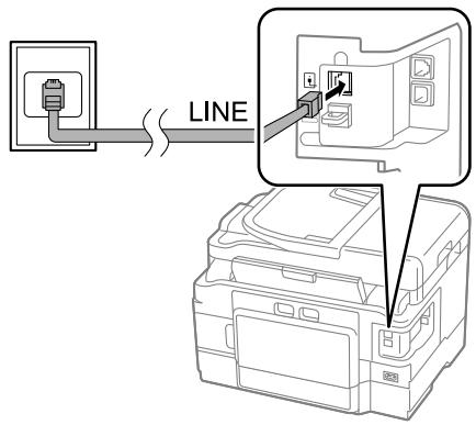 EPSON WF3540DTWF,  WORKFORCE WF-3540DTWF - Sharing line with phone device - 1