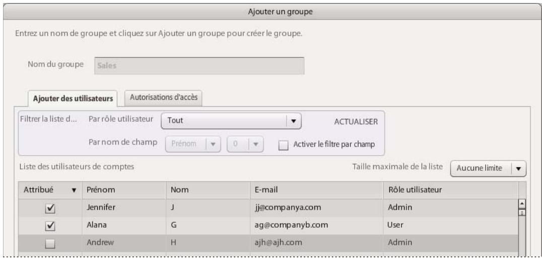ADOBE SCENE7 4.4 - Ajout d'un groupe - 1