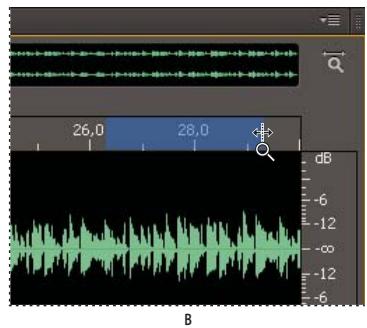 ADOBE SOUNDBOOTH CS4 - Affichage du fichier audio dans son intégralité - 2
