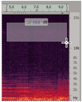 ADOBE SOUNDBOOTH CS4 - Identification visuelle du bruit - 1