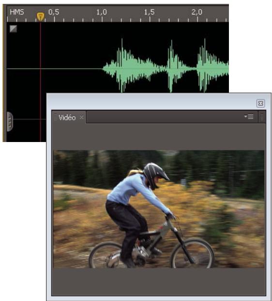 ADOBE SOUNDBOOTH CS4 - Maintien de la synchronisation video au cours de l'edition audio - 2