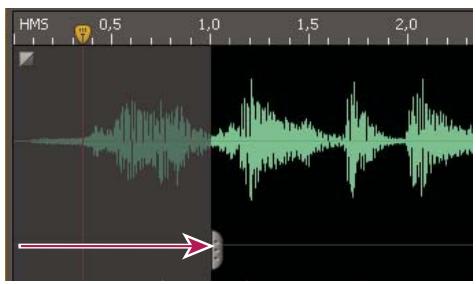ADOBE SOUNDBOOTH CS4 - Maintien de la synchronisation video au cours de l'edition audio - 1
