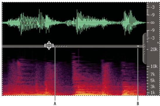 ADOBE SOUNDBOOTH CS4 - Affichage de formes d'onde et de spectres - 1