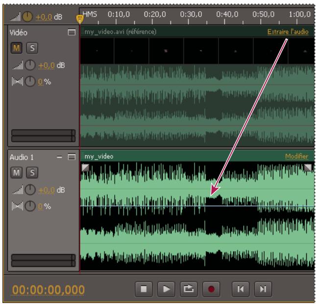 ADOBE SOUNDBOOTH CS4 - Edition des données audio d'une video dans un fichier multipiste - 1