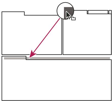 ADOBE SOUNDBOOTH CS4 - Ancrage ou regroupement de panneaux - 1