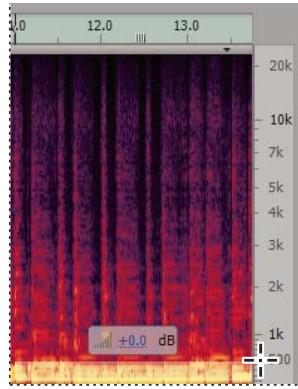 ADOBE SOUNDBOOTH CS4 - Identification visuelle du bruit - 3