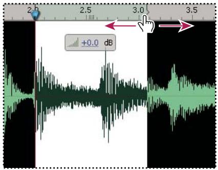 ADOBE SOUNDBOOTH CS4 - Sélection de plages temporelles - 1