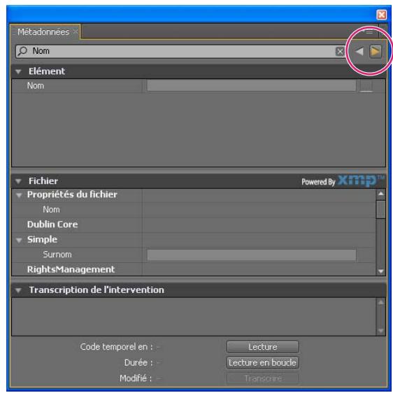 ADOBE SOUNDBOOTH CS4 - Recherche de métadonnées - 2