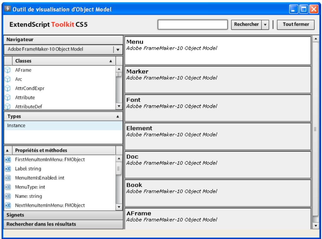 ADOBE TECHNICAL COMMUNICATION SUITE 3 - Utilisation de l'outil de visualisation d'Object Model - 1
