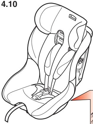 CONCORD ULTIMAX - Modo de regular o cinto tipo suspensorio, de adaptar acadeira ao tamanho da crianca e de encurtar o Sistema de cintos - 1