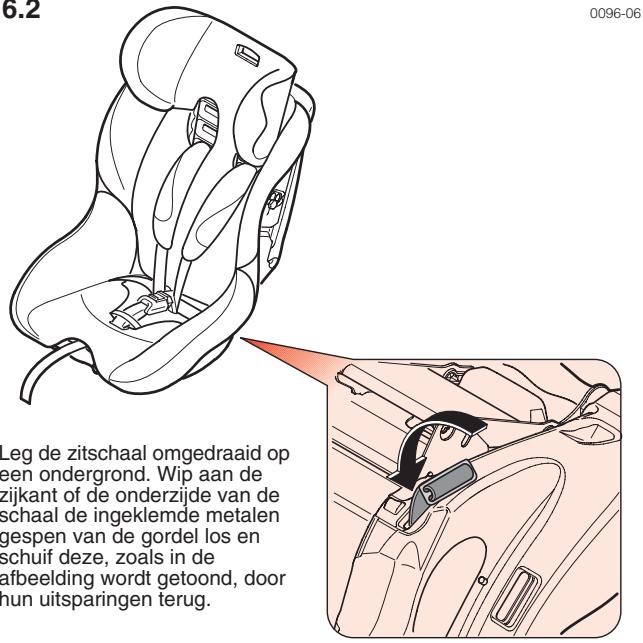 CONCORD ULTIMAX - Bekleding losnemen / Bekkeninzetelement verwijderen - 1