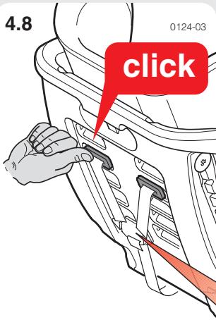CONCORD ULTIMAX - Adaptación de la silla almanso del nio/Ajuste de los cinturones de 4+puntos/Acortar elistema de cinturón - 1
